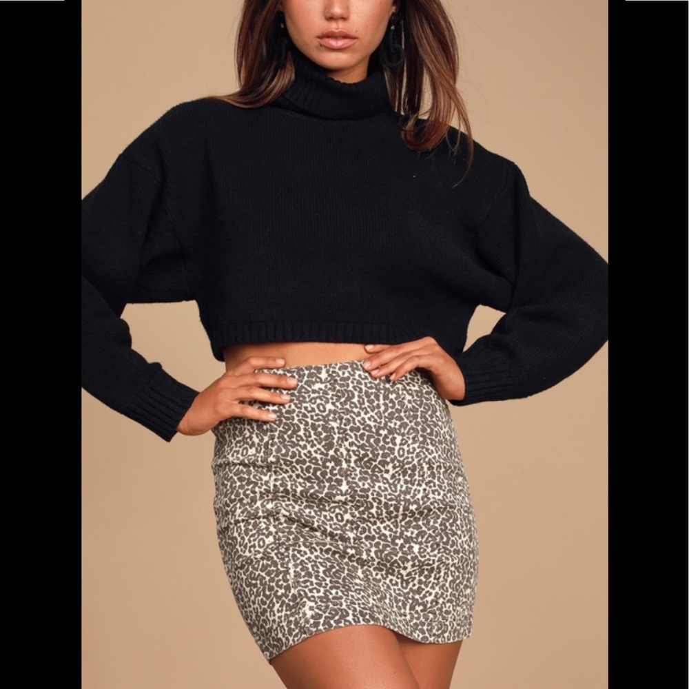 NWT Free People Modern Femme Novelty Mini Skirt - Picture 9 of 9